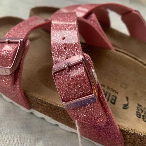 NWT - BIRKENSTOCK - Yao Slide Sandals - Magic Galaxy Old Rose Pink 🌷🦩 - Picture 4 of 15